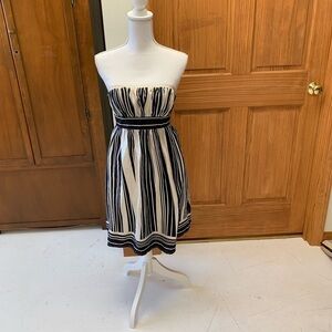 Corey Lynn Calter Bared Branches Anthropologie silk strapless dress homecoming